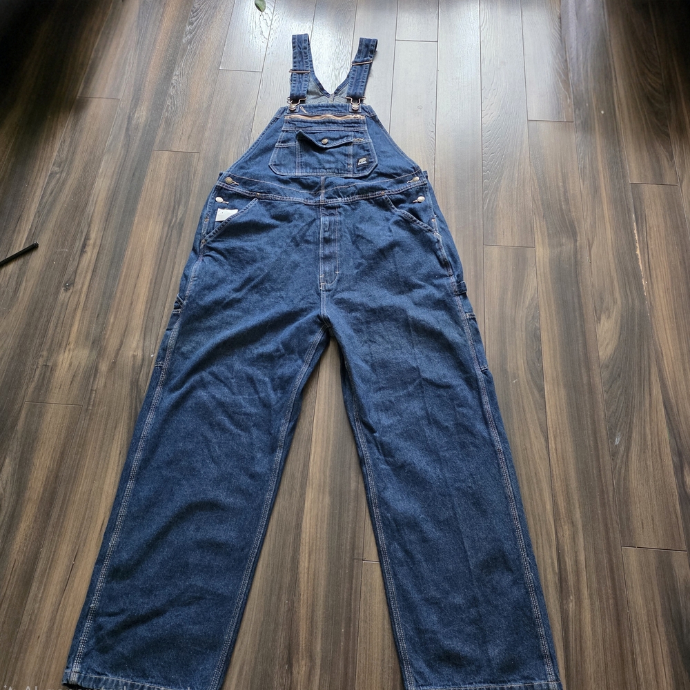 Berne Men's Unlined Denim Overalls Size 42x32